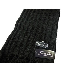 Escobaria マフラー　メランジブラック