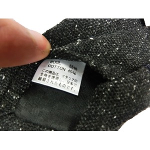 舶来生地コレクション　イタリア製生地×日本縫製　ネップネクタイ　チャコールグレー 