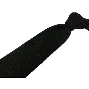 日本製ウールネクタイ　ブラック