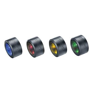 カラーフィルター4色セット(ワルサープロPL70/70r用アクセサリー) 赤/青/黄/緑 〔手元照射/夜間動物観察/体液検出/霧対応等〕
