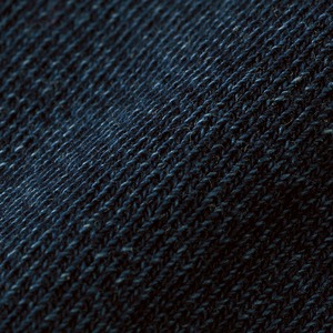 インディゴ染めデニムスウェットショートパンツ （パイル） L