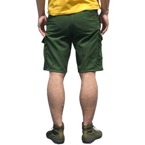 山岳猟兵用登山パンツドイツ連邦国軍モルスキンショートパンツ後染めモスグリーン　Ｇｒ8（88ｃｍ） 【レプリカ】 