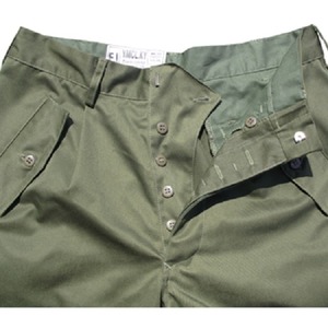 イタリア軍7部丈レプリカパンツ　オリーブ　76ｃｍ