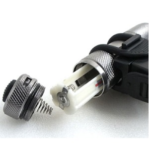 9 LED自転車ホルダー付きフラッシュ ライトガンスモーク( グレー)