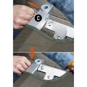 アメリカ軍フォールデイング折り畳みベッドレプリカ