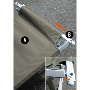 アメリカ軍フォールデイング折り畳みベッドレプリカ