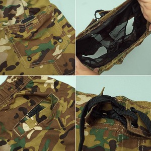 カモフラージュショート＆スイムパンツ スノーカモ M