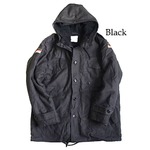 西ドイツ軍BWモールスキンライニング(取り外し可)パーカーコートレプリカ ブラック GR.2(M)