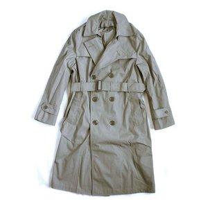 アメリカ軍 放出 US MCトレンチコート JC061NN カーキ 42（ XL相当） 【 デッドストック 】 【 未使用 】 