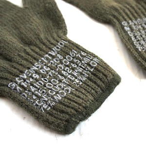 アメリカ軍ウールフィンガーレスニットグローブレプリカ　オリーブ