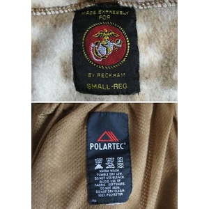 アメリカ軍 海兵隊放出 PO LARTEC フリースジャケット 【Sサイズ 】 デザート 〔未使用デッドストック〕