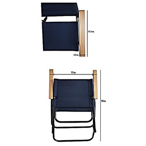 イギリス軍採用ROVER CHAIRフォールティングチェアーレプリカ　ネイビー