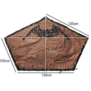 ハンガリー軍放出テントシートカモフラージュ未使用デッドストック