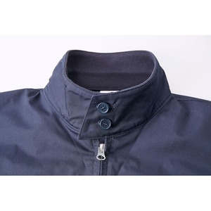 テカリを抑えた綿混・撥水加工、防風加工、裏地付スウィンブトップジャケット ブラック　L