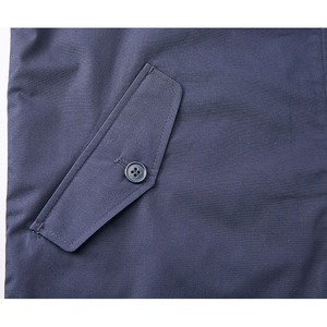 テカリを抑えた綿混・撥水加工、防風加工、裏地付スウィンブトップジャケット ブラック　L