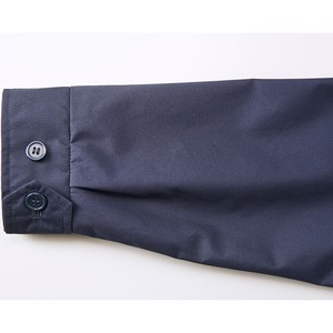 テカリを抑えた綿混・撥水加工、防風加工、裏地付スウィンブトップジャケット ブラック　XL