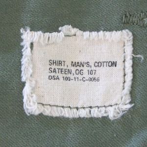 メル・キブソン主演映画"ワンス＆フォーエバー" Mode L USタイプ OG-107 ファティーグシャツ 長袖 J S086YN 16 1/2（X L） 【 レプリカ 】 