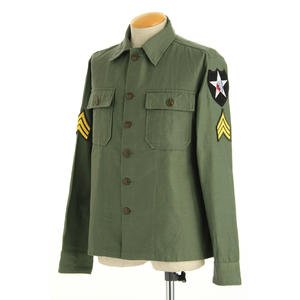  ジョンレノンModel 米軍 OG-107 ファティーグシャツ 長袖 JS086YNJR 15 1/2サイズ（L)【レプリカ】