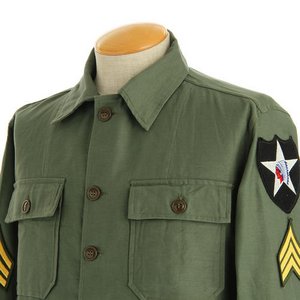  ジョンレノンModel 米軍 OG-107 ファティーグシャツ 長袖 JS086YNJR 15 1/2サイズ（L)【レプリカ】