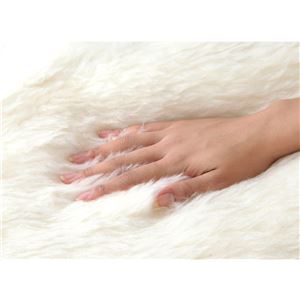 ウォッシャブルウール敷毛布 【シングルサイズ】 ウールマーク付き 四隅ゴムバンド付き 防縮加工 アイボリー