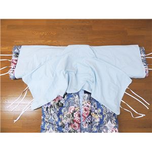 綿フラノかいまき衿カバー 2色組(ピンク/ブルー) 130×45cm