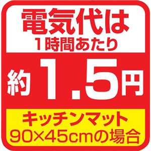 フローリングタイプ　ホットマットキッチンマット　90cm