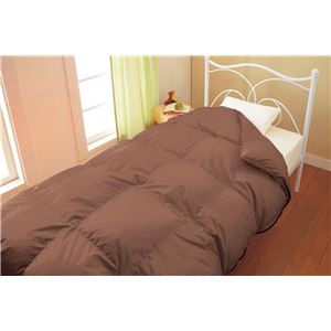 ＜日本製＞羽毛寝袋ブラウン　150&times;210cm