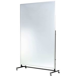 プロ仕様!割れない鏡 【REFEX】リフェクス 姿見 大型 キャスター付き W120cm×180cm×2.7cm シルバー色 RM-9【日本製】