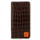 iPhone6 Plus/6s Plus P[X 蒠  {v WetherbyEPremium Croco iPhone6 Plus iPhone6s Plus U[ {v (Dark Brown)