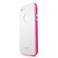 iPhone5  iPhone5S iPhoneSE  Jo[Tryit Slim Fit CaseENeon Series (White~Hot Pink)