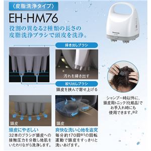 頭皮エステ（皮脂洗浄タイプ） EH-HM77-S