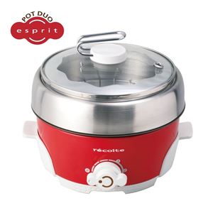 recolte（レコルト） Pot Duo esprit（ポットデュオ エスプリ）／Red（レッド） RPD-2（R）