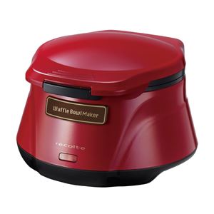 recolte(レコルト) Waffle Bowl Maker(ワッフルボウルメーカー)/Red(レッド) RWB-1(R)