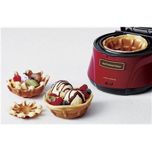 recolte(レコルト) Waffle Bowl Maker(ワッフルボウルメーカー)/Red(レッド) RWB-1(R)
