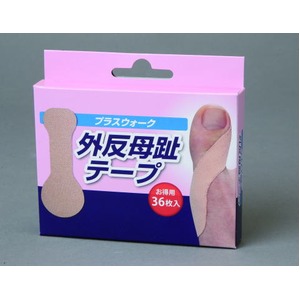 プラスウォーク　外反母趾テープ　３６枚入【2個セット】
