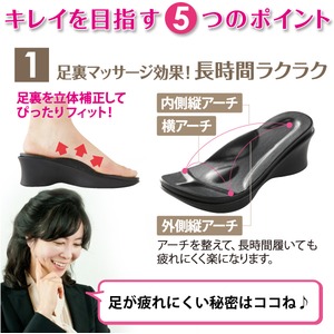 勝野式 足うらを癒すサンダル M