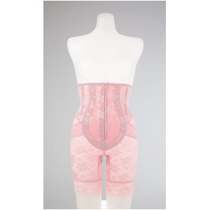 腰をいたわる ドクターロングガードルLピンク