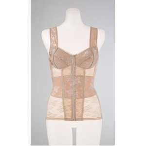 背筋ピン!ドクターロングブラLベージュ