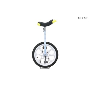 一輪車 18インチ/ブルー(青) 重さ/4.0kg スタンド付き 【Raychell】 レイチェル 1H-16R/18R