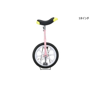 一輪車 18インチ/ピンク 重さ/4.0kg スタンド付き 【Raychell】 レイチェル 1H-16R/18R