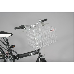 折りたたみ自転車カゴ 【SIDE-A】 FBO-001 シルバー(銀) 〔自転車パーツ/アクセサリー〕