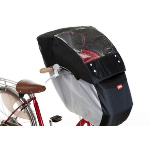 自転車カバー/ヘッドレスト付き前幼児座席用 風防レインカバー【OGK】 RCF-001 〔自転車パーツ/アクセサリー〕