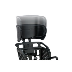 ヘッドレスト付き後ろ用子供乗せ(自転車用チャイルドシート) 【OGK】RBC-009DX3 ブラック(黒)・レッド(赤) 〔自転車アクセサリー〕