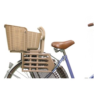 後ろ用子供乗せ(自転車用チャイルドシート) 【OGK】RBC-006N ライトグレー(灰) 〔自転車パーツ/アクセサリー〕