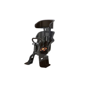 ヘッドレスト付きフロント子供乗せ(自転車用チャイルドシート) 前用 【OGK】FBC-011DX3 ブラック(黒)/こげ茶