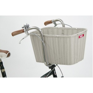 後ろ用バスケット(自転車カゴ) 大型サイズ 【OGK】RB-002 Bグレー(灰) 〔自転車パーツ/アクセサリー〕