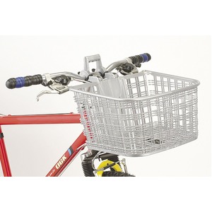 ATB/クロスバイク用バスケット(自転車カゴ) 脱着可 【OGK】FB-022X ブラック(黒) 〔自転車パーツ/アクセサリー〕