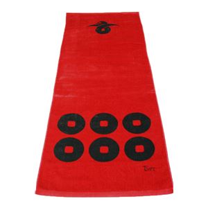 今治タオル 【真田幸村 六連銭&times;結び雁金紋】 フェイスタオル 40cm&times;115cm 日本製 〔戦国武将グッズ おもしろ プレゼント〕