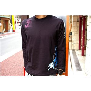 義・直江兼続 長Tシャツ 楽 S 黒