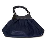 ��dean�i�f�B�[���j pleated bag ���U�[�V�����_�[�o�b�O �l�C�r�[ �n���h���^��